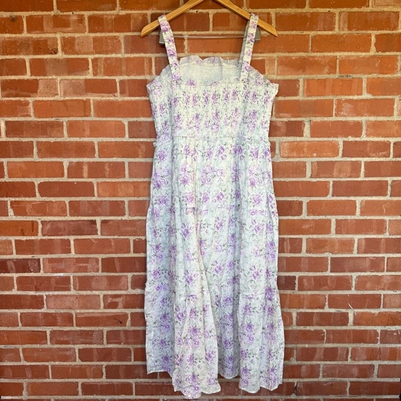 Dress Forum Floral Tiered Maxi Dress Size 2XL EUC - Picture 4 of 7